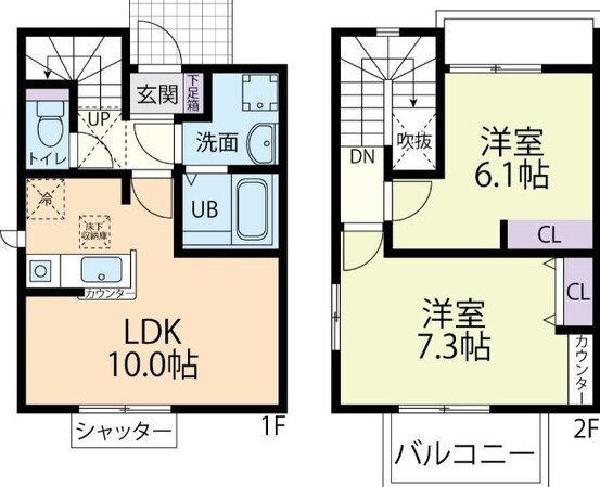 Villa Sieger(ヴィラ ジーガー) Bの物件間取画像